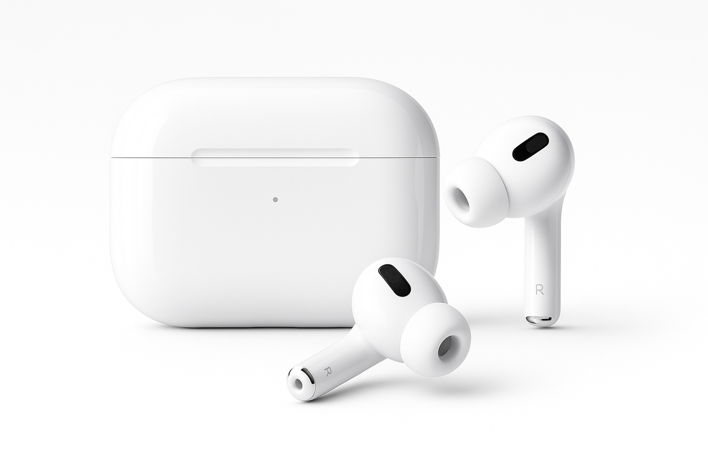 peut tu faire une image des airpods pro avec la boite avec un fond vraiment super blanc derriere 